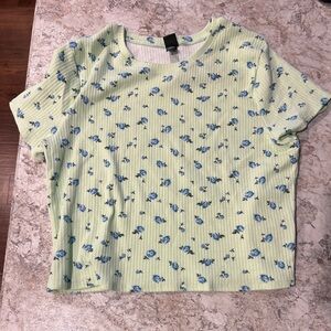 Wild Fable short-sleeve ribbed baby T-shirt NWT XXL